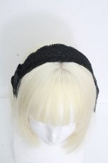 画像2: m petit by misako / TT*AMレースカチューシャ  黒 S-26-04-26-019-LO-AC-HR-ZS (2)