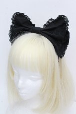 画像1: BABY,THE STARS SHINE BRIGHT / レースカチューシャ  黒 S-26-04-26-022-BA-AC-HR-ZS (1)