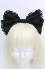 画像2: BABY,THE STARS SHINE BRIGHT / レースカチューシャ  黒 S-26-04-26-022-BA-AC-HR-ZS (2)