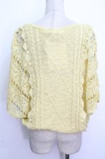 画像2: axes femme / ラメサマーニット  イエロー S-26-04-26-030-AX-TO-HR-ZS (2)