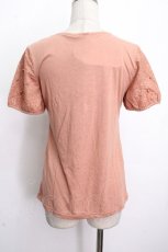 画像2: axes femme / リボンインナープルオーバー  アワピンク S-26-04-26-031-AX-TO-HR-ZS (2)