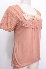 画像3: axes femme / リボンインナープルオーバー  アワピンク S-26-04-26-031-AX-TO-HR-ZS (3)