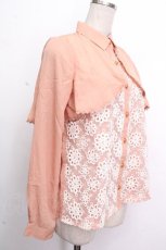 画像3: axes femme POETIQUE / オーガンジー刺繍ブラウス  アワピンク S-26-04-26-032-AX-BL-HR-ZS (3)