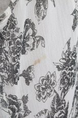 画像4: axes femme / 花柄シフォンチュニック  黒ｘオフ S-26-04-27-003-AX-TS-HR-ZS (4)