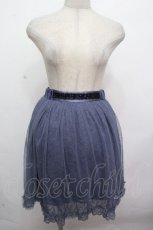 画像1: axes femme / チュールレイヤードスカート  ブルー S-26-04-27-035-AX-SK-AS-ZS (1)