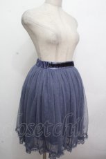 画像3: axes femme / チュールレイヤードスカート  ブルー S-26-04-27-035-AX-SK-AS-ZS (3)