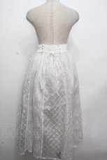 画像2: axes femme / スパンコールチュールスカート  白 S-26-04-27-037-AX-SK-AS-ZS (2)