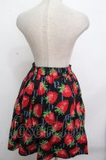 画像2: Jane Marple / Strawberry Meets Logoスカート  黒 S-26-04-27-039-JM-SK-AS-ZS (2)