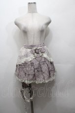 画像1: H jelly / チェックレーススカート  ピンク S-26-04-27-040-HN-SK-HR-ZS (1)