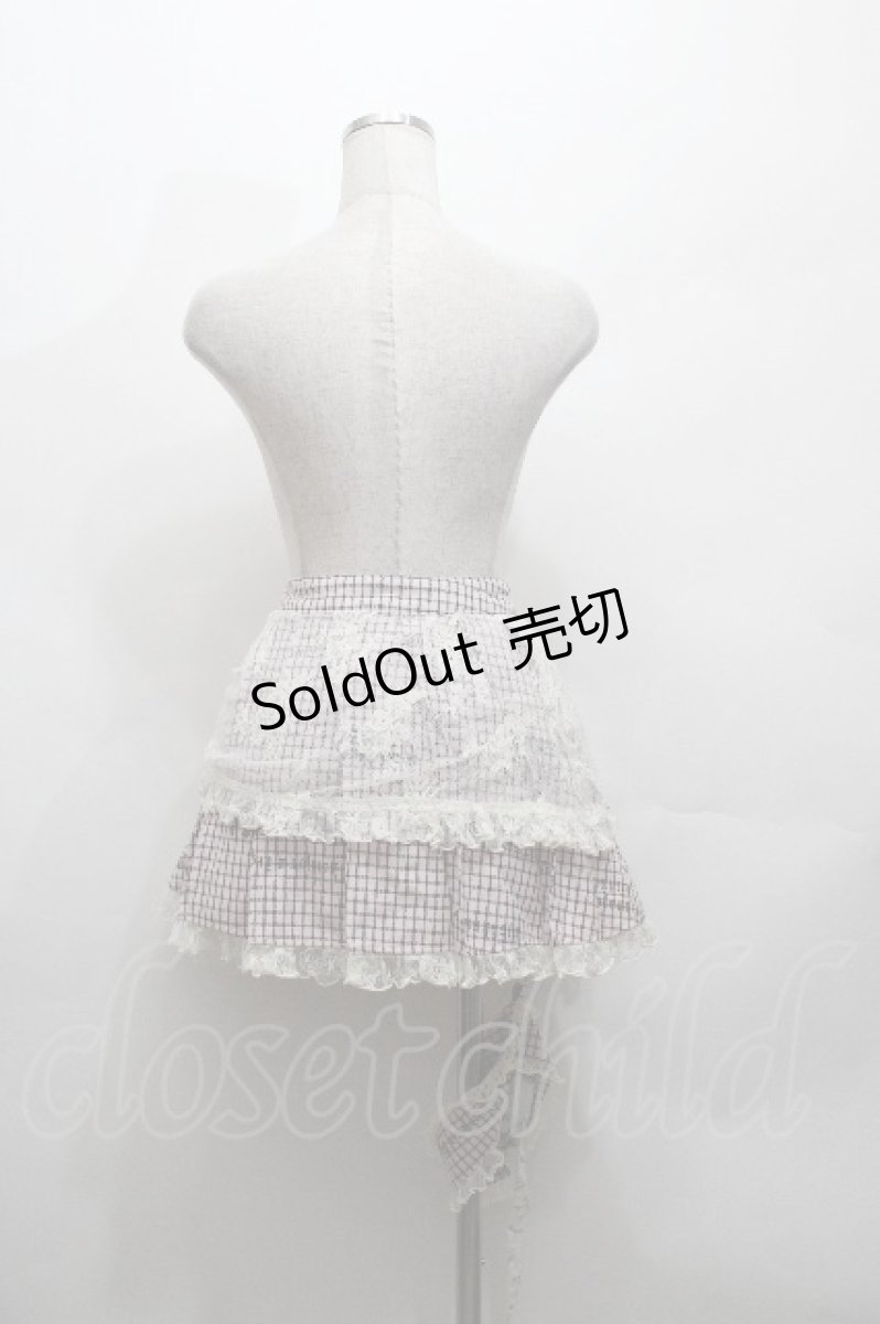 画像2: H jelly / チェックレーススカート  ピンク S-26-04-27-040-HN-SK-HR-ZS (2)