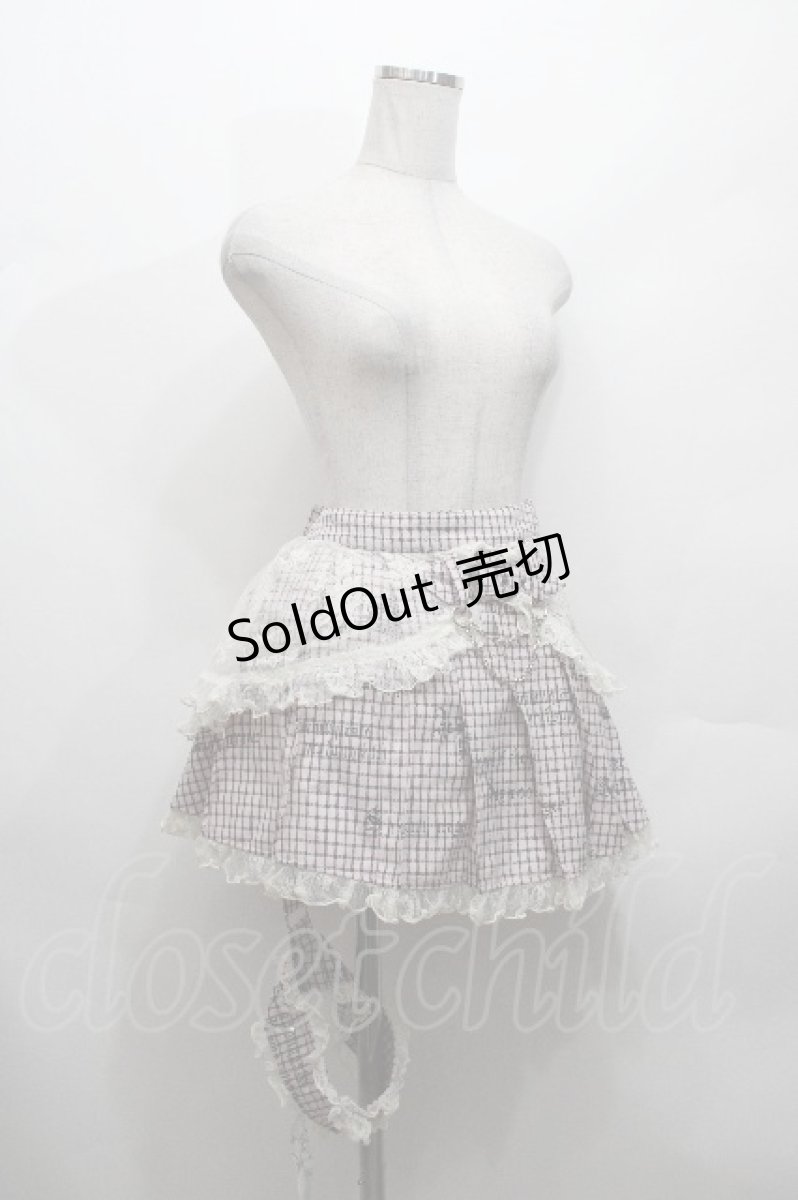 画像3: H jelly / チェックレーススカート  ピンク S-26-04-27-040-HN-SK-HR-ZS (3)