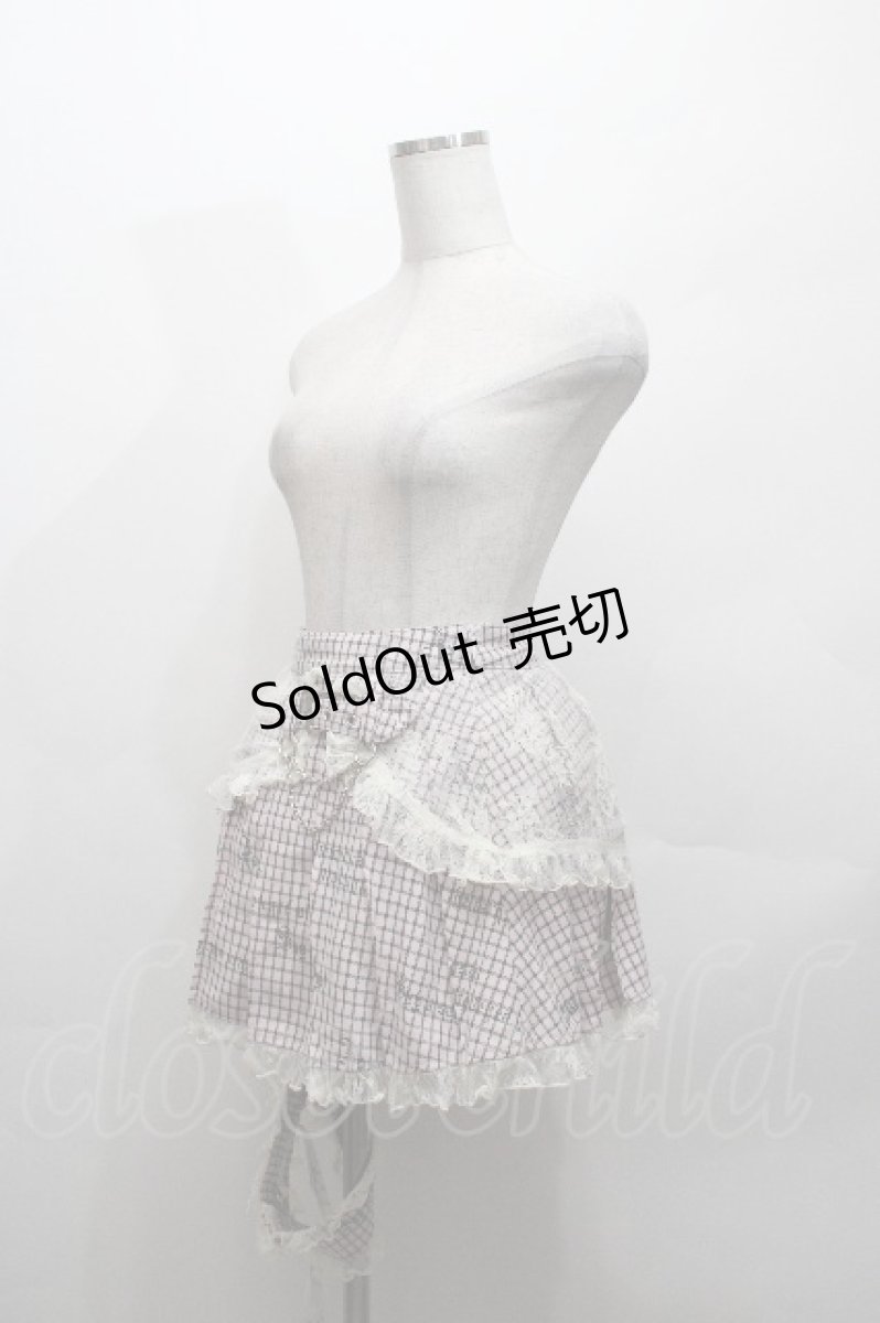 画像4: H jelly / チェックレーススカート  ピンク S-26-04-27-040-HN-SK-HR-ZS (4)