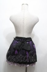 画像2: h.Jelly HONEY / レースレイヤードスカート  黒ｘ紫 S-26-04-27-042-HN-SK-HR-ZS (2)