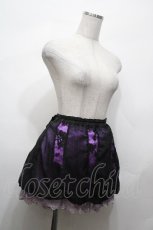 画像4: h.Jelly HONEY / レースレイヤードスカート  黒ｘ紫 S-26-04-27-042-HN-SK-HR-ZS (4)