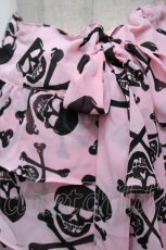 画像5: SUPER LOVERS / スカルシフォンスカート  黒ｘピンク S-26-04-27-043-PU-SK-HR-ZS (5)