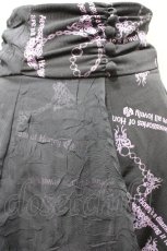 画像4: h.Jelly HONEY / プリントイレヘムスカート  黒ｘ紫 S-26-04-27-045-HN-SK-HR-ZS (4)