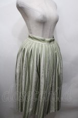 画像3: an another angelus / レターロゴストライプタックスカート  グリーン S-26-04-27-047-CA-SK-AS-ZS (3)