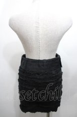 画像2: Hysteric / ダメージ加工デニムスカート  黒 S-26-04-27-051-PU-SK-HR-ZS (2)