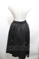 画像2: NieR Clothing / ロングスカート  黒 S-26-04-27-055-PU-SK-AS-ZS (2)