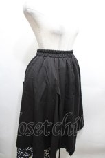 画像3: NieR Clothing / ロングスカート  黒 S-26-04-27-055-PU-SK-AS-ZS (3)