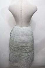 画像2: Jane Marple Dans Le Salon / レース巻きスカート  グレー S-26-04-27-056-JM-SK-AS-ZS (2)