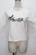 画像1: An MILLE / リボンデコTシャツ  白 S-26-04-27-006-EL-TS-AS-ZS (1)
