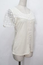 画像3: axes femme / レースデザイントップス  オフ S-26-04-27-008-AX-TO-AS-ZS (3)