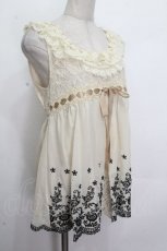 画像3: axes femme / 異素材切り替えアウターキャミ  キナリ S-26-04-27-001-AX-TO-HR-ZS (3)