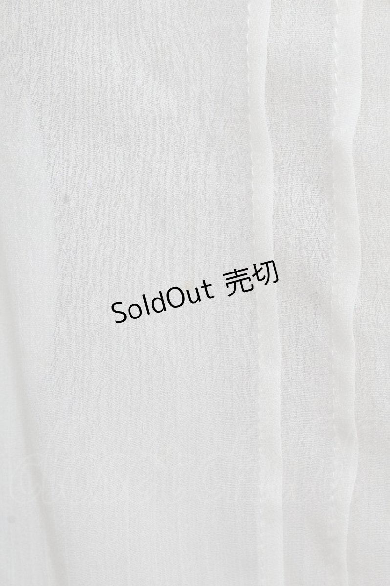 画像4: axes femme / レースシフォンブラウス  アイボリー S-26-04-27-010-AX-TS-HR-ZS (4)