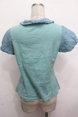 画像2: Jane Marple / 襟付きカットソー  グリーン S-26-04-27-019-JM-TO-AS-ZS (2)