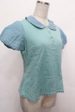 画像3: Jane Marple / 襟付きカットソー  グリーン S-26-04-27-019-JM-TO-AS-ZS (3)