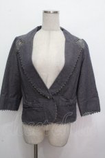 画像1: axes femme / リネンジャケット  ブルー S-26-04-27-028-AX-JA-HR-ZS (1)