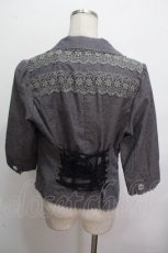 画像2: axes femme / リネンジャケット  ブルー S-26-04-27-028-AX-JA-HR-ZS (2)