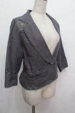 画像3: axes femme / リネンジャケット  ブルー S-26-04-27-028-AX-JA-HR-ZS (3)