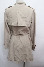 画像2: axes femme / ZIPアップトレンチコート  ベージュ S-26-04-27-030-AX-CO-HR-ZS (2)