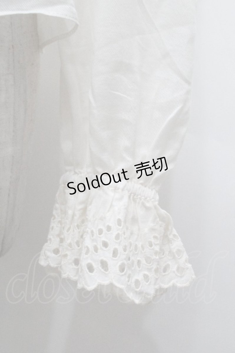 画像4: Leur Getter / カルゼワッシャーブラウス  オフ S-26-04-30-004-LU-BL-AS-ZS (4)