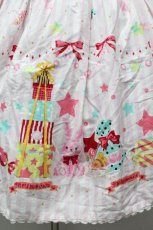 画像2: metamorphose / Candy Star Rabbitシャーリングジャンパースカート  ピンク S-26-04-30-023-ME-OP-HR-ZS (2)