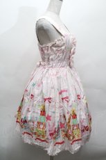 画像3: metamorphose / Candy Star Rabbitシャーリングジャンパースカート  ピンク S-26-04-30-023-ME-OP-HR-ZS (3)