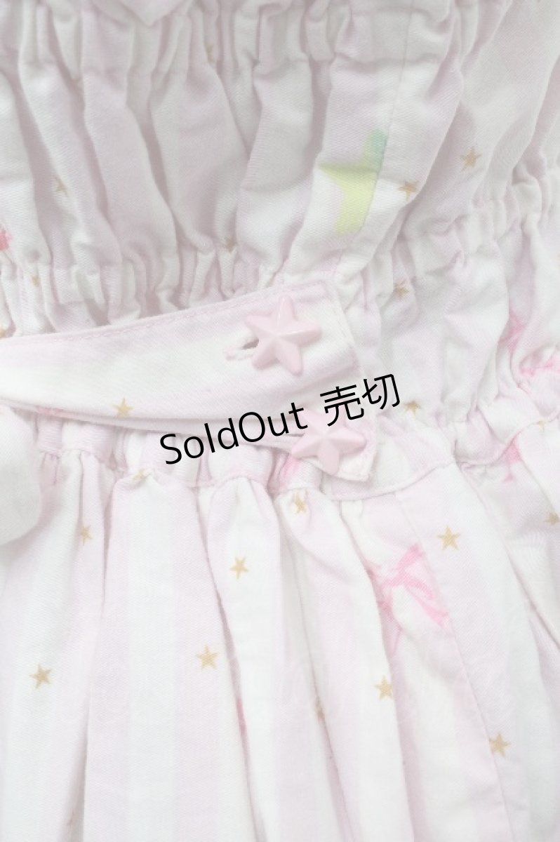 画像6: metamorphose / Candy Star Rabbitシャーリングジャンパースカート  ピンク S-26-04-30-023-ME-OP-HR-ZS (6)
