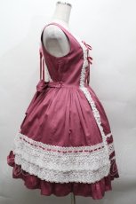 画像3: BABY,THE STARS SHINE BRIGHT / レースフリルジャンパースカート  プラム S-26-04-30-025-BA-OP-AS-ZS (3)