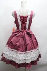 画像4: BABY,THE STARS SHINE BRIGHT / レースフリルジャンパースカート  プラム S-26-04-30-025-BA-OP-AS-ZS (4)