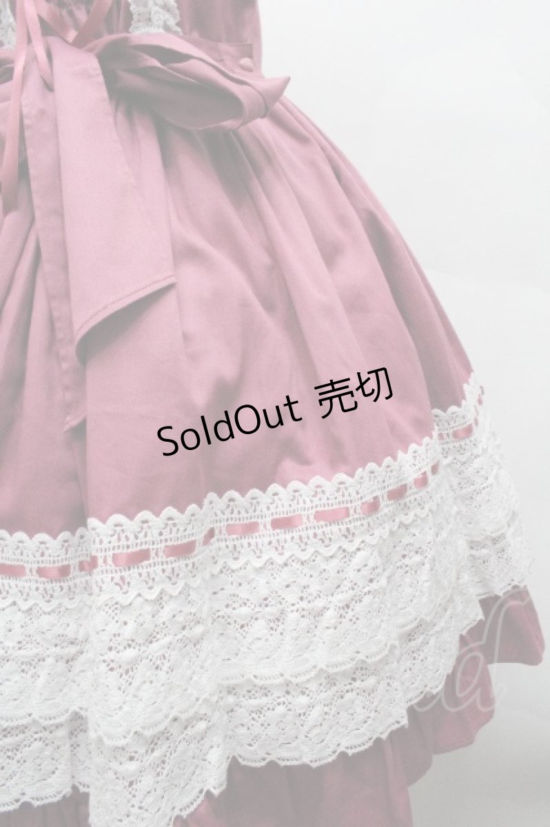 画像6: BABY,THE STARS SHINE BRIGHT / レースフリルジャンパースカート  プラム S-26-04-30-025-BA-OP-AS-ZS (6)