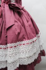 画像6: BABY,THE STARS SHINE BRIGHT / レースフリルジャンパースカート  プラム S-26-04-30-025-BA-OP-AS-ZS (6)