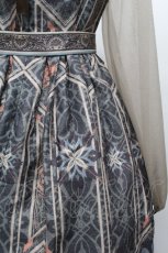 画像4: LOLITA / シフォン切替レイヤード風ワンピース M ベージュ S-26-04-30-029-LO-OP-HR-ZS (4)