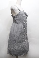 画像3: Ank Rouge / キラキラボタンジャンパースカート  グレー S-26-04-30-030-CA-OP-HR-ZS (3)