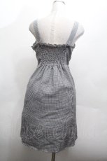 画像4: Ank Rouge / キラキラボタンジャンパースカート  グレー S-26-04-30-030-CA-OP-HR-ZS (4)