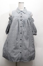 画像1: MA*RS / グレンチェックシャツワンピース  グレー S-26-04-30-031-EL-OP-HR-ZS (1)