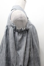 画像4: MA*RS / グレンチェックシャツワンピース  グレー S-26-04-30-031-EL-OP-HR-ZS (4)