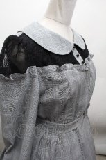 画像5: Ank Rouge / メッセージリボンプリーツワンピース  グレー S-26-04-30-032-CA-OP-HR-ZS (5)