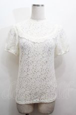 画像1: an another angelus / 総レーストップス  アイボリー S-26-04-30-006-CA-BL-HR-ZS (1)